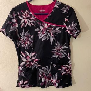 Floral Scrub top